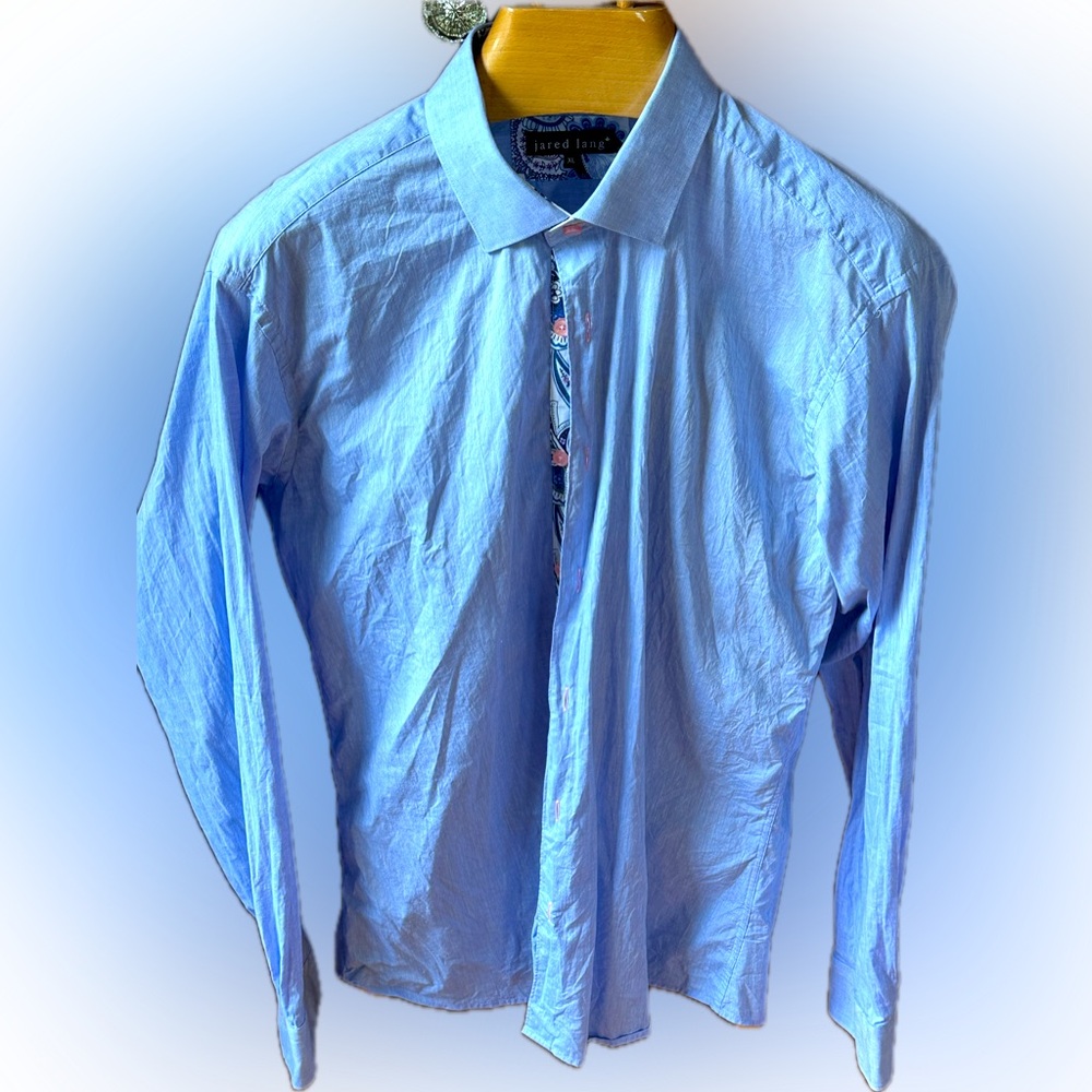 Jared Lang Men's Blue Shirt XL